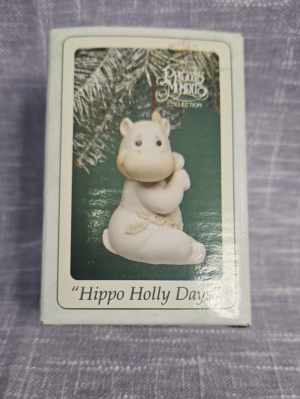 Precious Moments Hippo Holly Days Ornament